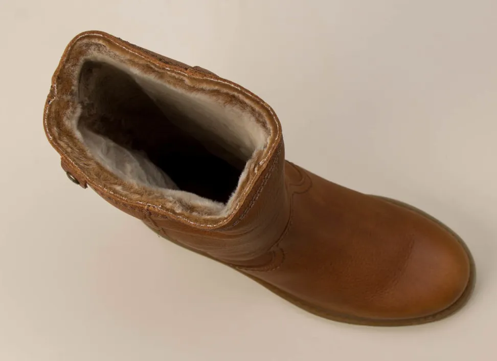 Panama Jack – Winterstiefel aus Kalbleder cognacbraun