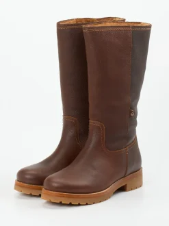 Panama Jack – Winterstiefel aus Lammleder dunkelbraun