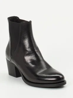 Pantanetti – Chelsea Boots aus Lammleder schwarz
