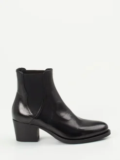 Pantanetti – Chelsea Boots aus Lammleder schwarz
