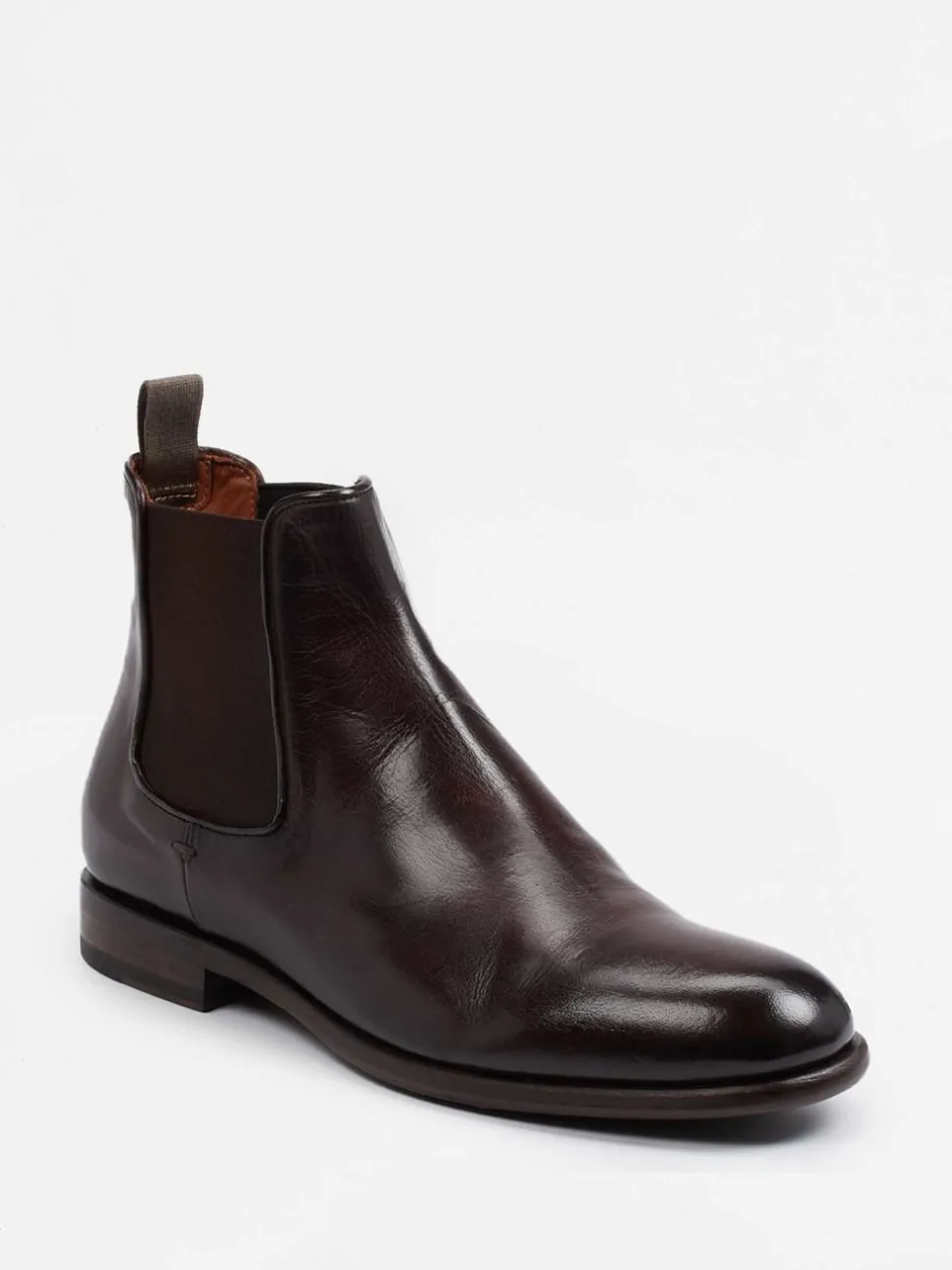 Pantanetti – Chelsea Boots aus Büffelleder Dunkelbraun