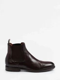 Pantanetti – Chelsea Boots aus Büffelleder Dunkelbraun
