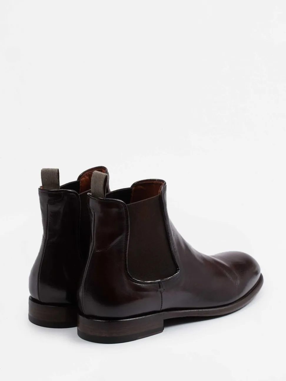Pantanetti – Chelsea Boots aus Büffelleder Dunkelbraun