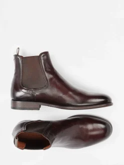 Pantanetti – Chelsea Boots aus Büffelleder Dunkelbraun