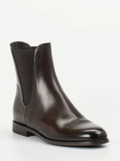 Pantanetti – Chelsea Boots aus Büffelleder Dunkelbraun