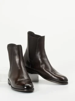 Pantanetti – Chelsea Boots aus Büffelleder Dunkelbraun