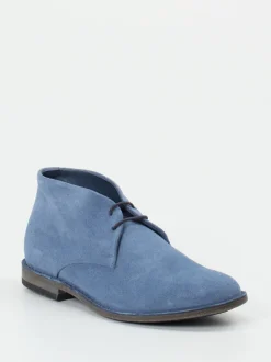 Pantanetti – Desert Boots aus Veloursleder blau