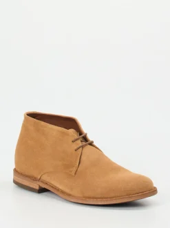 Pantanetti – Desert Boots aus Veloursleder sandfarben