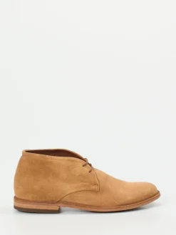 Pantanetti – Desert Boots aus Veloursleder sandfarben