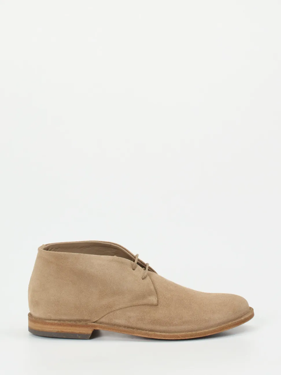 Pantanetti – Desert Boots aus Veloursleder beigebraun