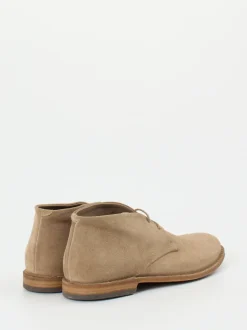 Pantanetti – Desert Boots aus Veloursleder beigebraun