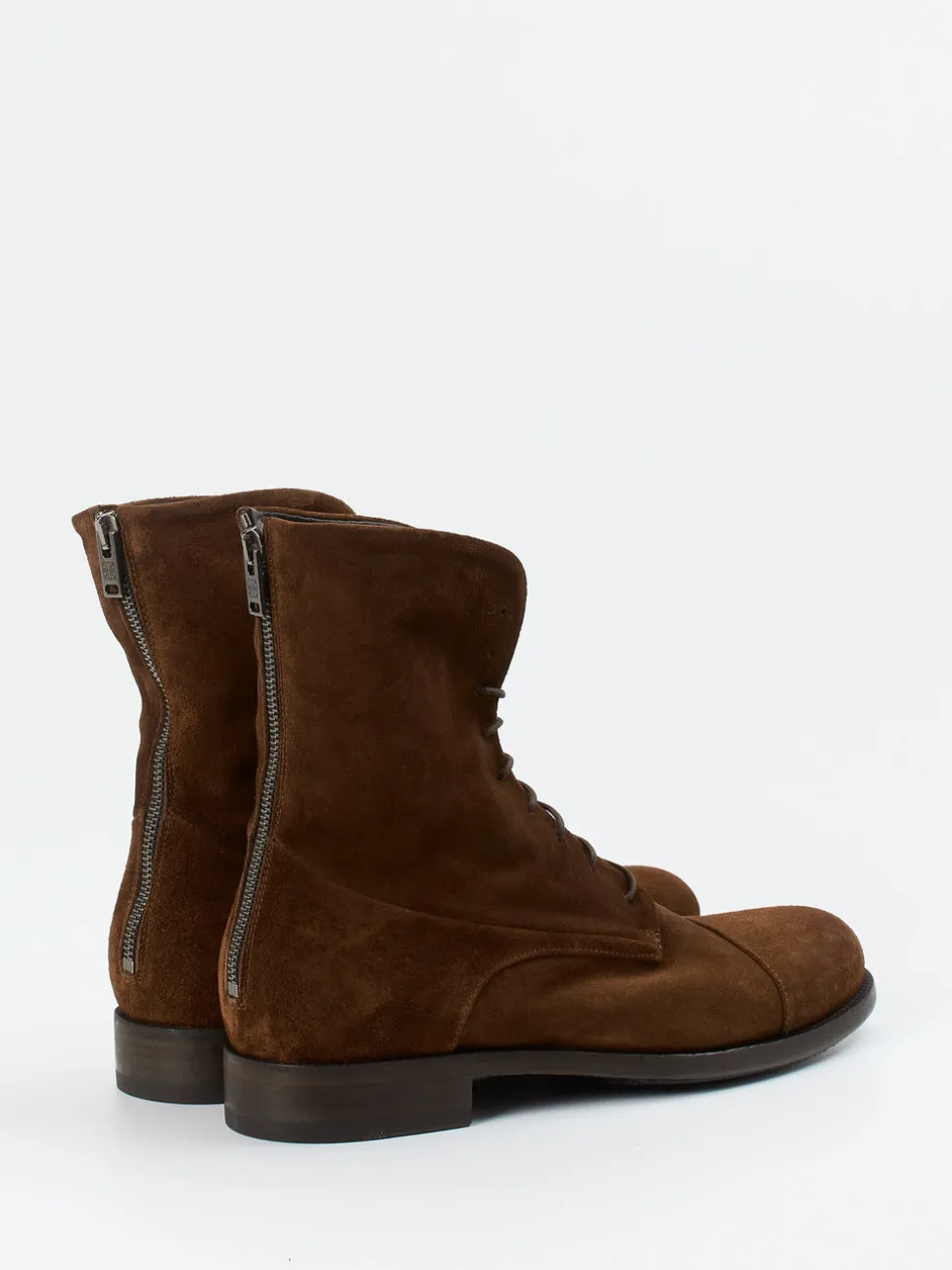 Pantanetti – Herren-Stiefelette aus Veloursleder braun
