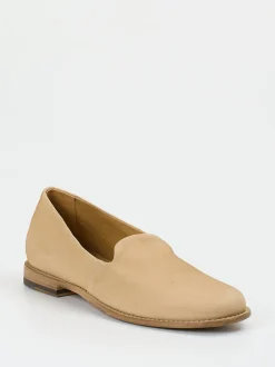 Pantanetti – Loafer aus Nubukleder in Beige