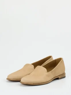 Pantanetti – Loafer aus Nubukleder in Beige