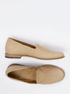 Pantanetti – Loafer aus Nubukleder in Beige