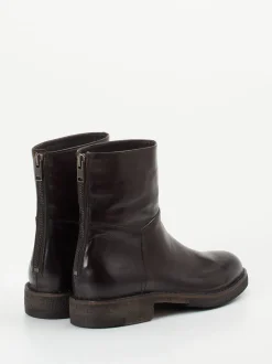 Pantanetti – Reißverschluss-Stiefelette aus Cordovanleder