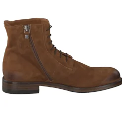 Pantanetti – Schnürboots aus Veloursleder braun