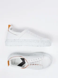 Pantanetti – Sneaker aus Kalbleder mit Farbdetails