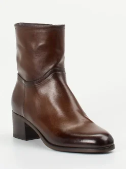 Pantanetti – Stiefelette aus Cordovanleder schokobraun