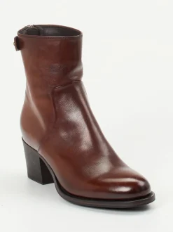 Pantanetti – Stiefeletten aus Büffelleder kastanienbraun