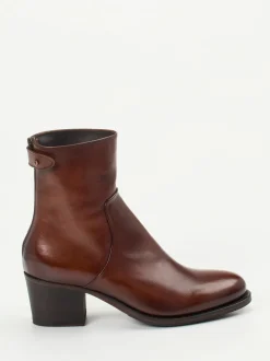 Pantanetti – Stiefeletten aus Büffelleder kastanienbraun