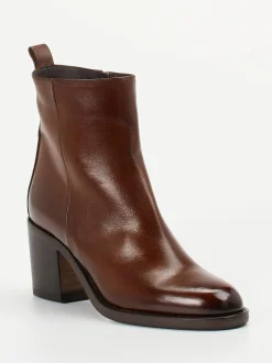 Pantanetti – Stiefeletten aus Büffelleder Dunkelbraun