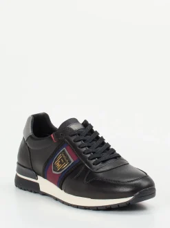 Pantofola d’Oro – Retro-Sneaker aus Kalbleder schwarz