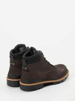 Pantofola d’Oro – Stiefeletten aus Veloursleder dunkelgrau
