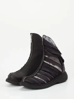 Papucei – Stiefeletten aus Leder mit Layer-Look