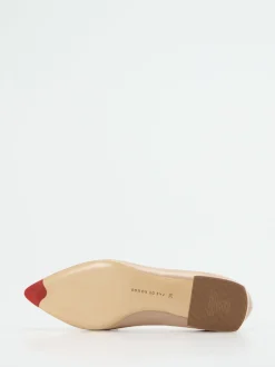Pas de Rouge – Loafer aus Lammleder beige