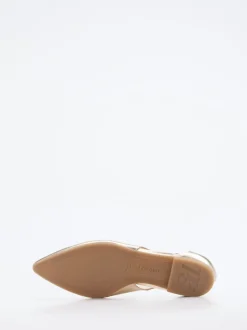 Paul Green – Ballerinas aus Metallicleder goldfarben