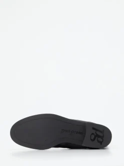 Paul Green – Biker-Stiefeletten aus Kalbleder schwarz