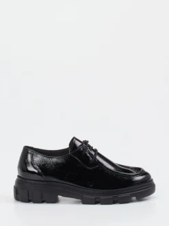 Paul Green – Chunky Derby aus Lackleder Schwarz