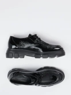 Paul Green – Chunky Derby aus Lackleder Schwarz