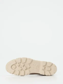 Paul Green – Chunky-Schnürboots aus Nubukleder Beige