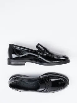 Paul Green – Damen-Loafer aus Lackleder Schwarz