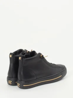 Paul Green – High-Top Sneaker aus Kalbleder schwarz