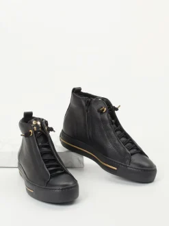 Paul Green – High-Top Sneaker aus Kalbleder schwarz