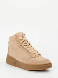 Paul Green – High-Top-Sneaker aus Veloursleder Beige