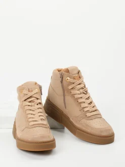 Paul Green – High-Top-Sneaker aus Veloursleder Beige