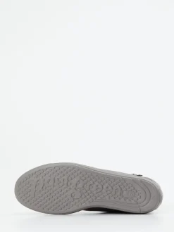 Paul Green – High-Top-Sneaker aus Metallicleder silber