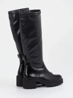 Paul Green – Kniehohe Stiefel aus Kalbleder Schwarz