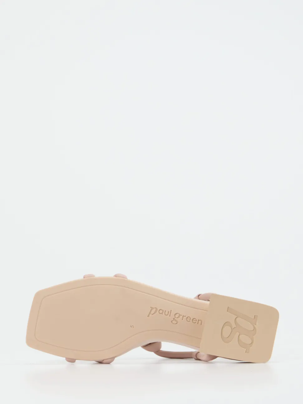Paul Green – Knotensandalen aus Kalbleder Beige
