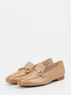 Paul Green – Loafer aus Kalbleder hellbraun