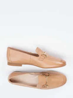 Paul Green – Loafer aus Kalbleder hellbraun