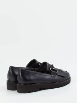 Paul Green – Loafer aus Kalbleder in Dunkelblau