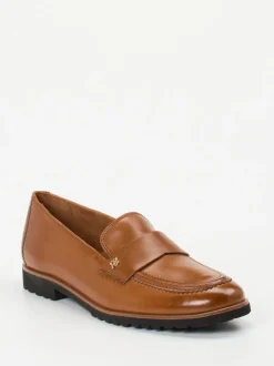 Paul Green – Loafer aus Kalbleder cognacfarben