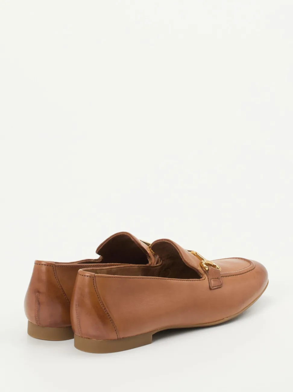 Paul Green – Loafer aus Kalbleder cognacbraun