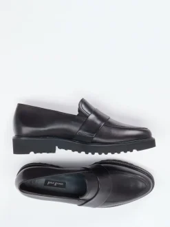 Paul Green – Loafer aus Kalbleder Schwarz