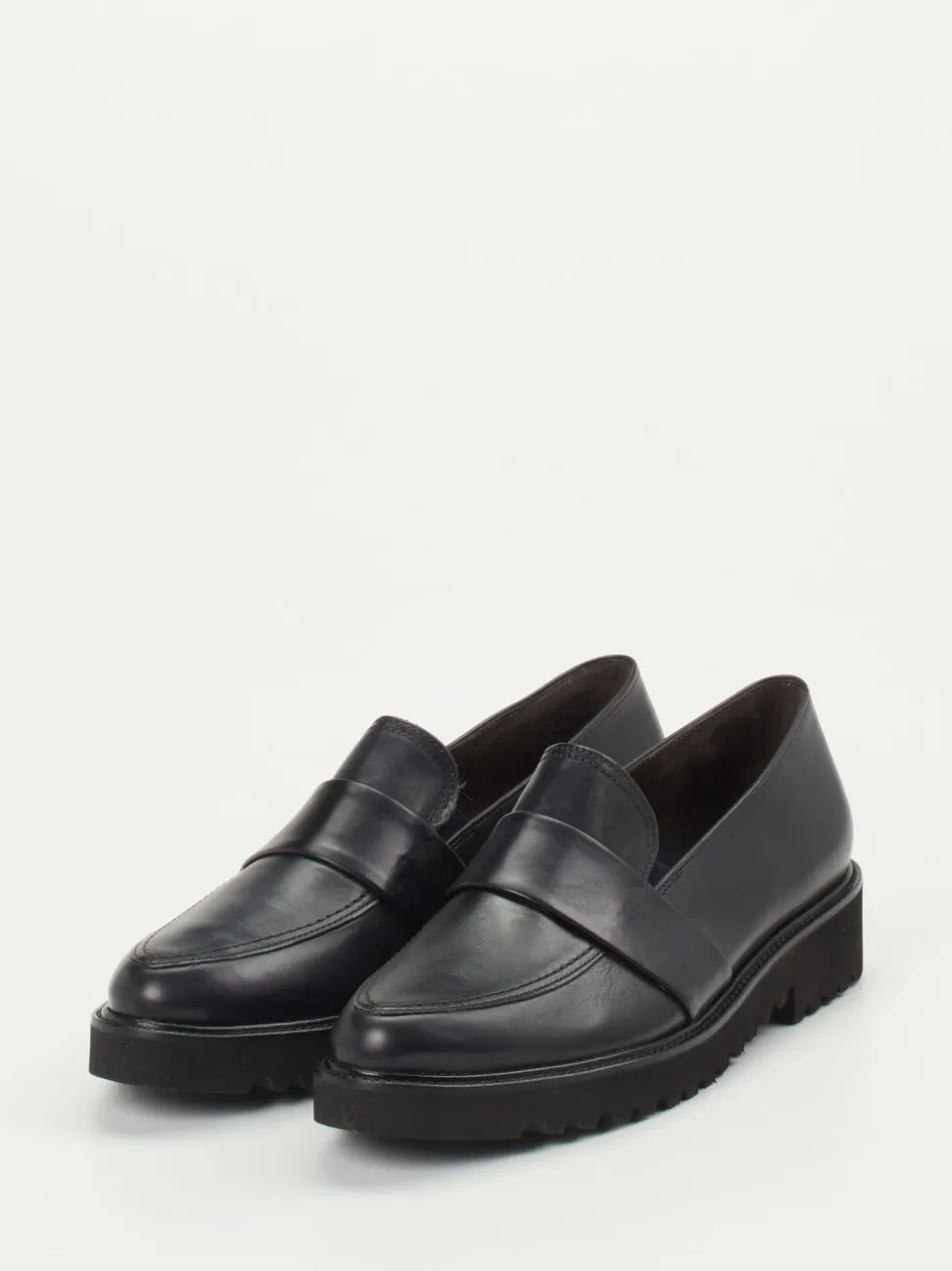 Paul Green – Loafer aus Kalbleder in Blau